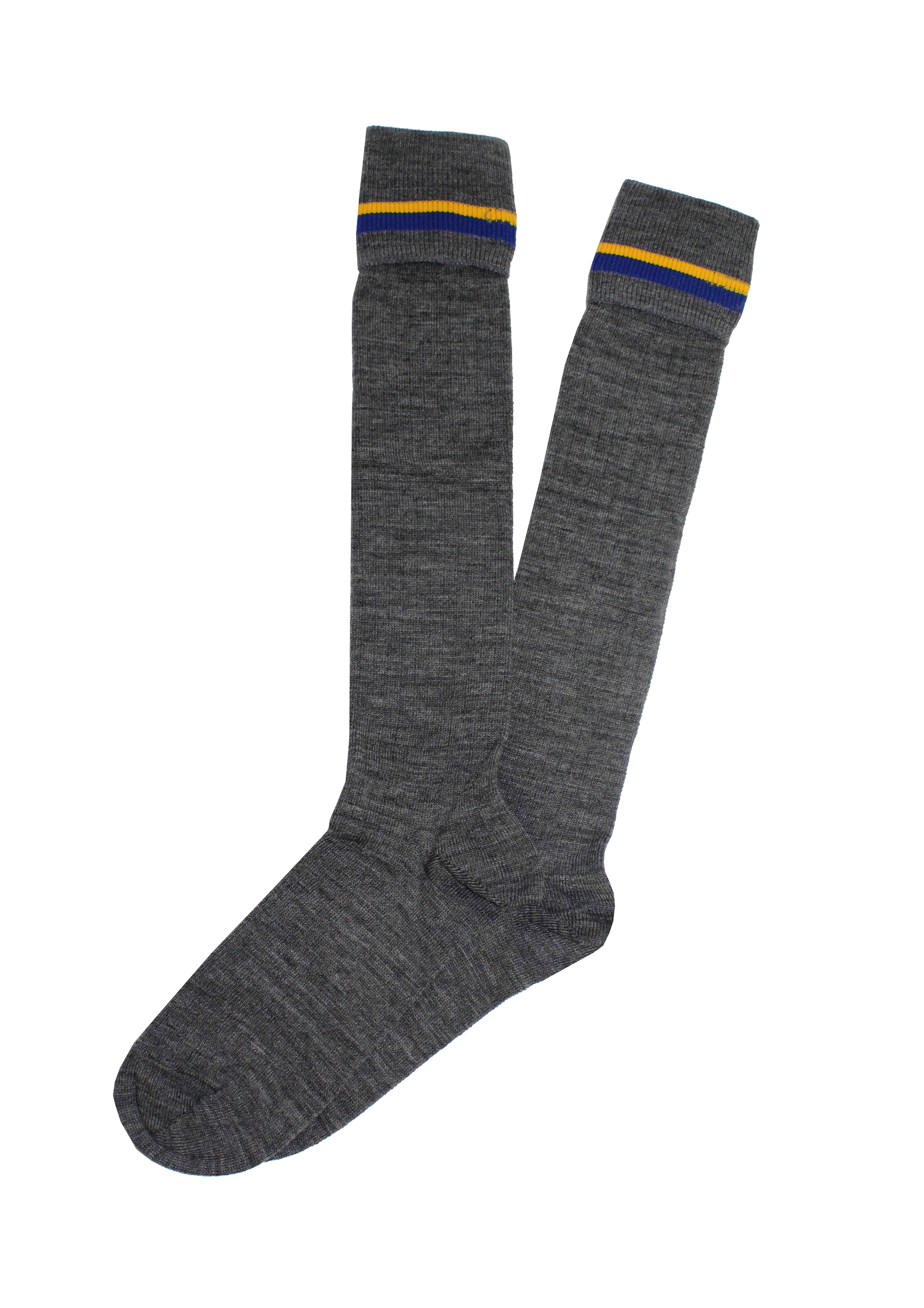 Fairfield Intermediate School Sock Grey/Gold/Royal | Fairfield ...